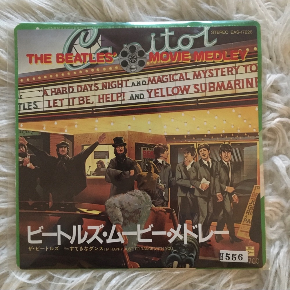 The Beatles Movie Medley Japan 7” Vinyl
